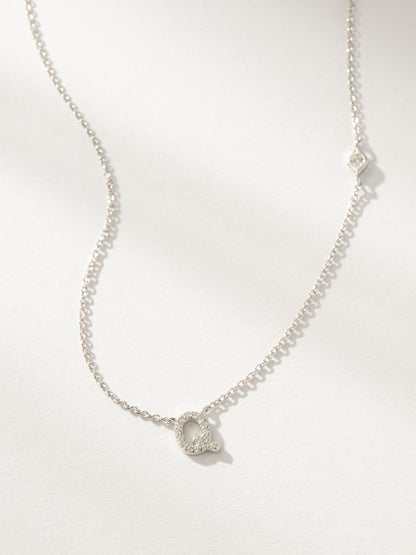 Pavé Initial Necklace