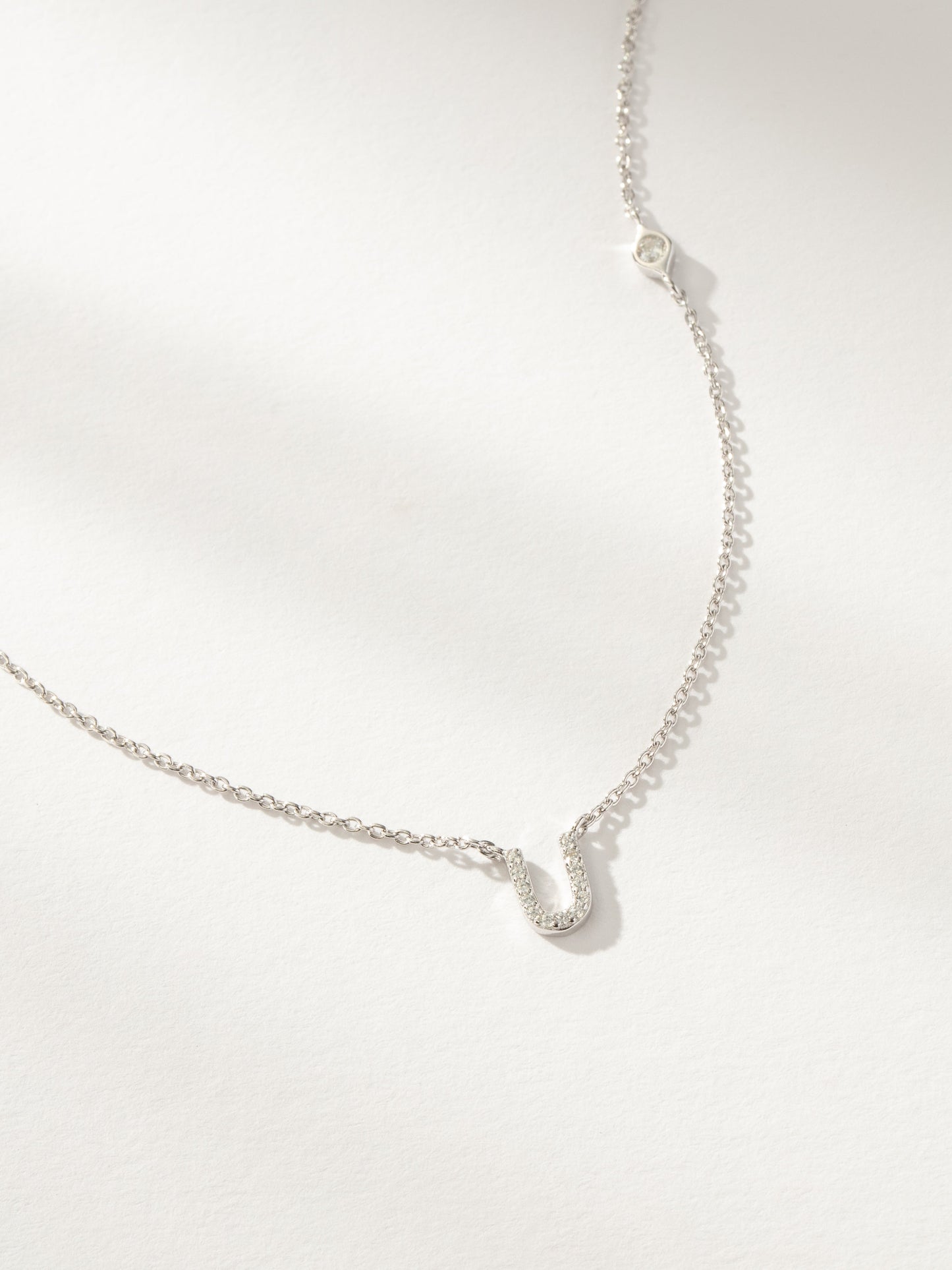 Pavé Initial Necklace