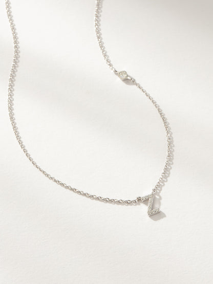 Pavé Initial Necklace