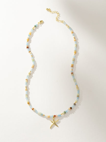 Starfish Beaded Necklace