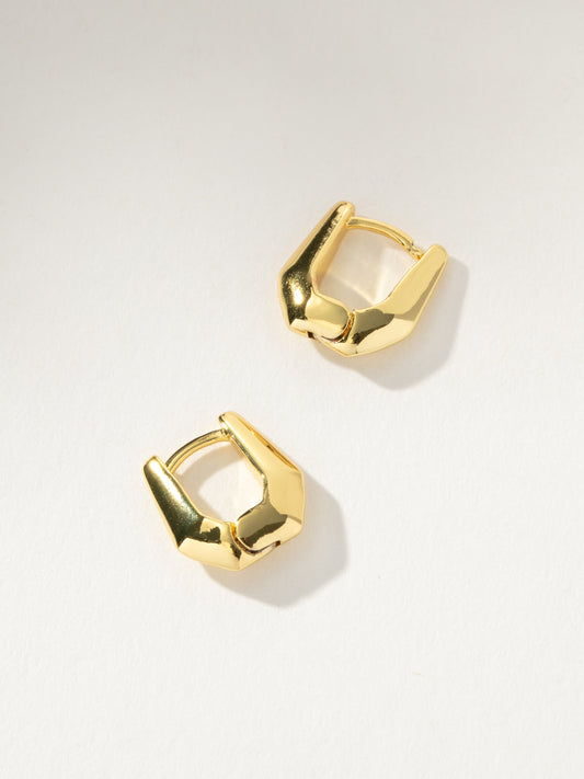 Box Huggie Earrings