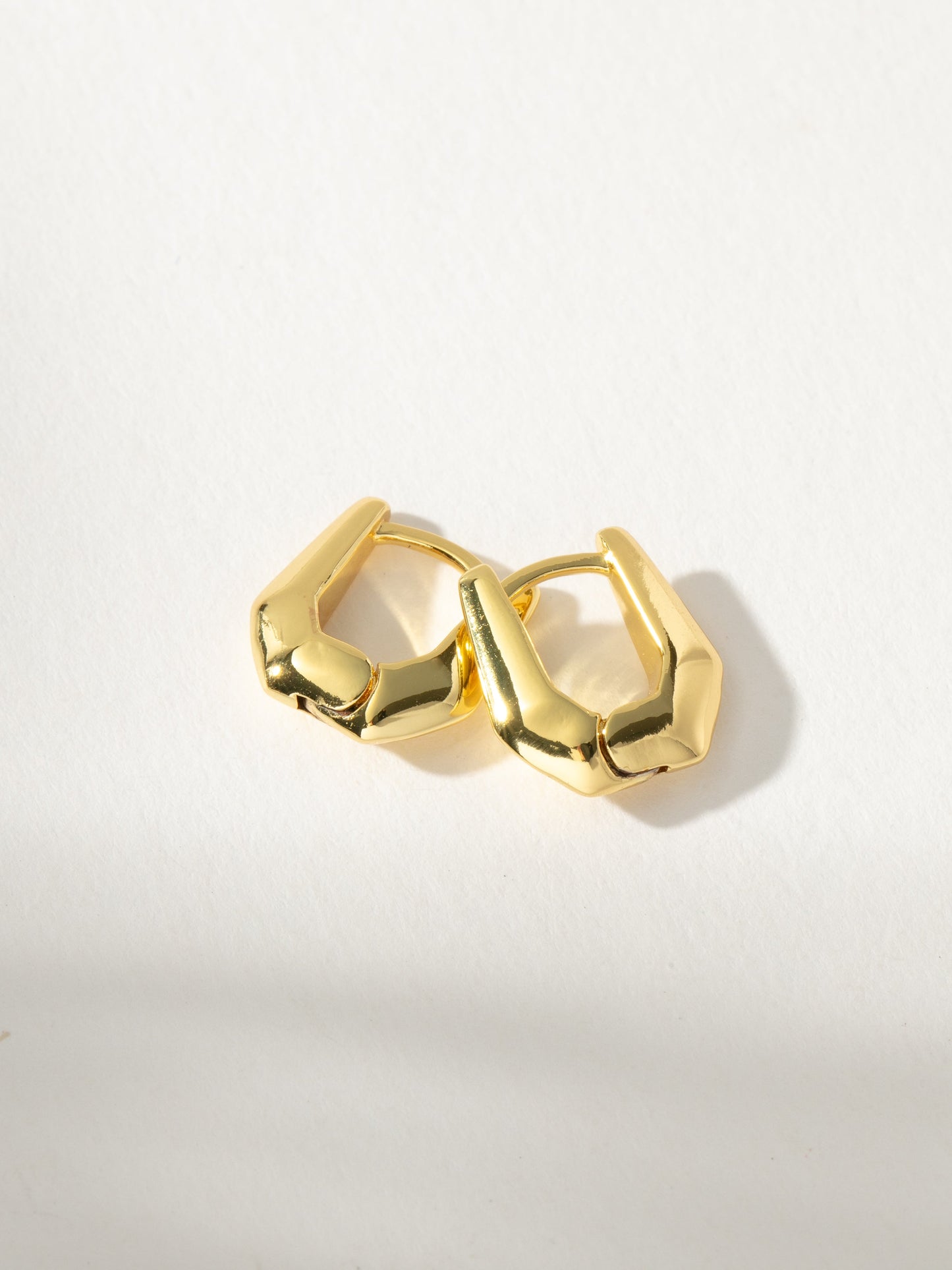 Box Huggie Earrings