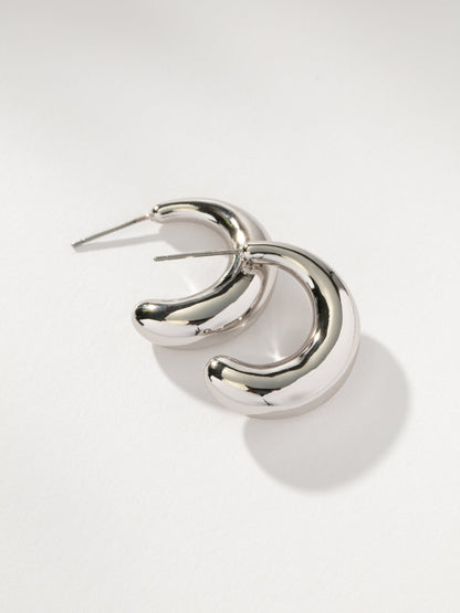 Dome Hoop Earrings