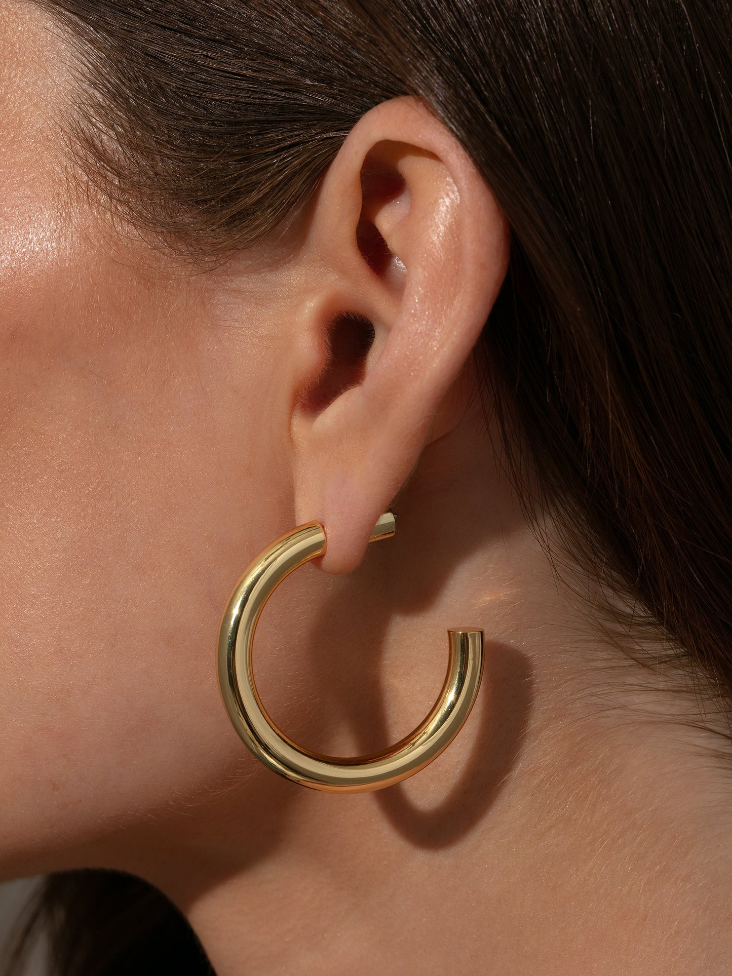 Effortless Tube Hoop Earrings