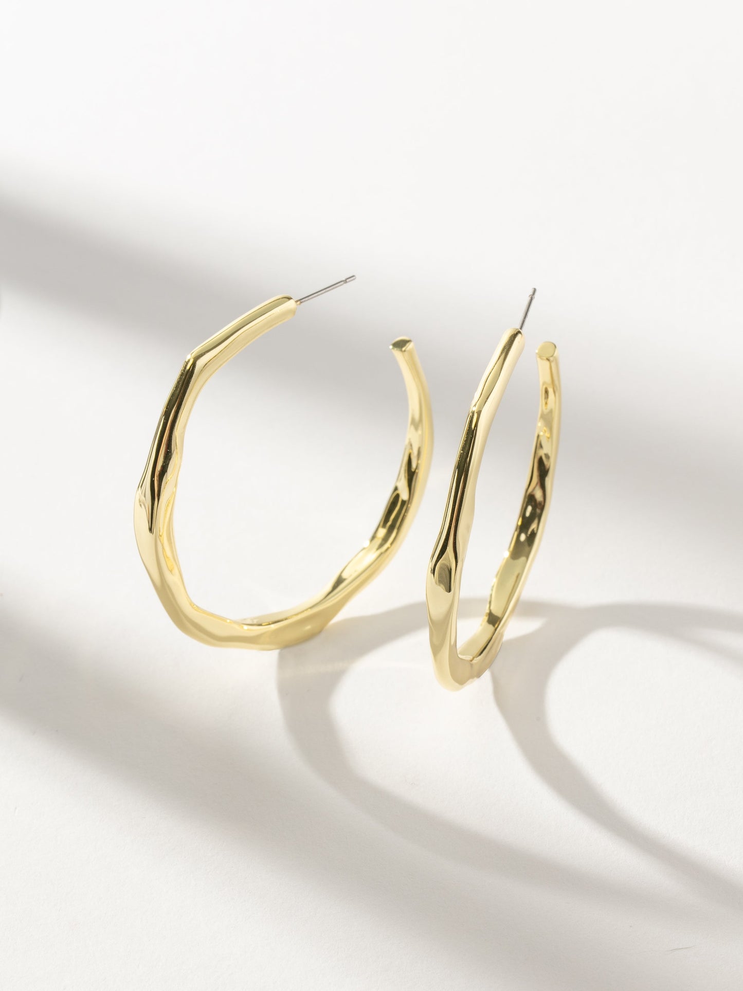 Wavy Hoop Earrings
