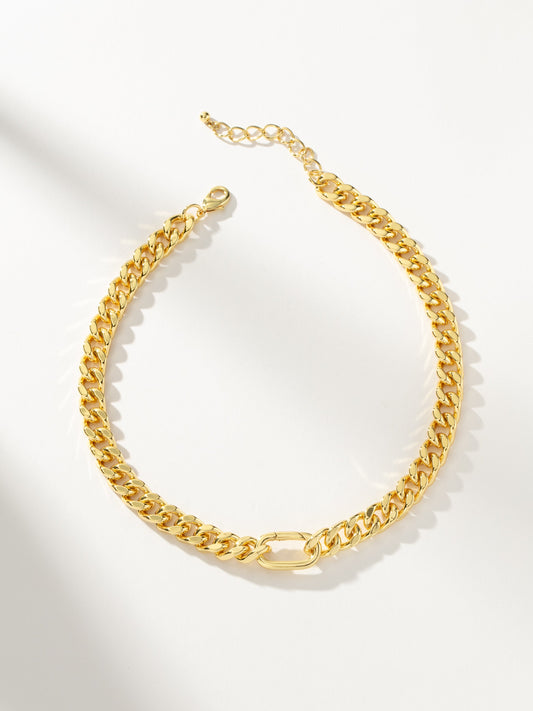 Collier à chaîne gourmette audacieuse