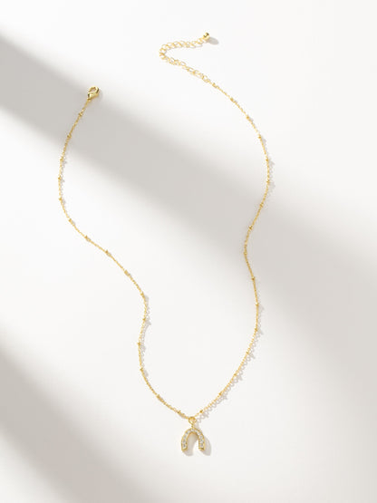 Collier pendentif fer à cheval