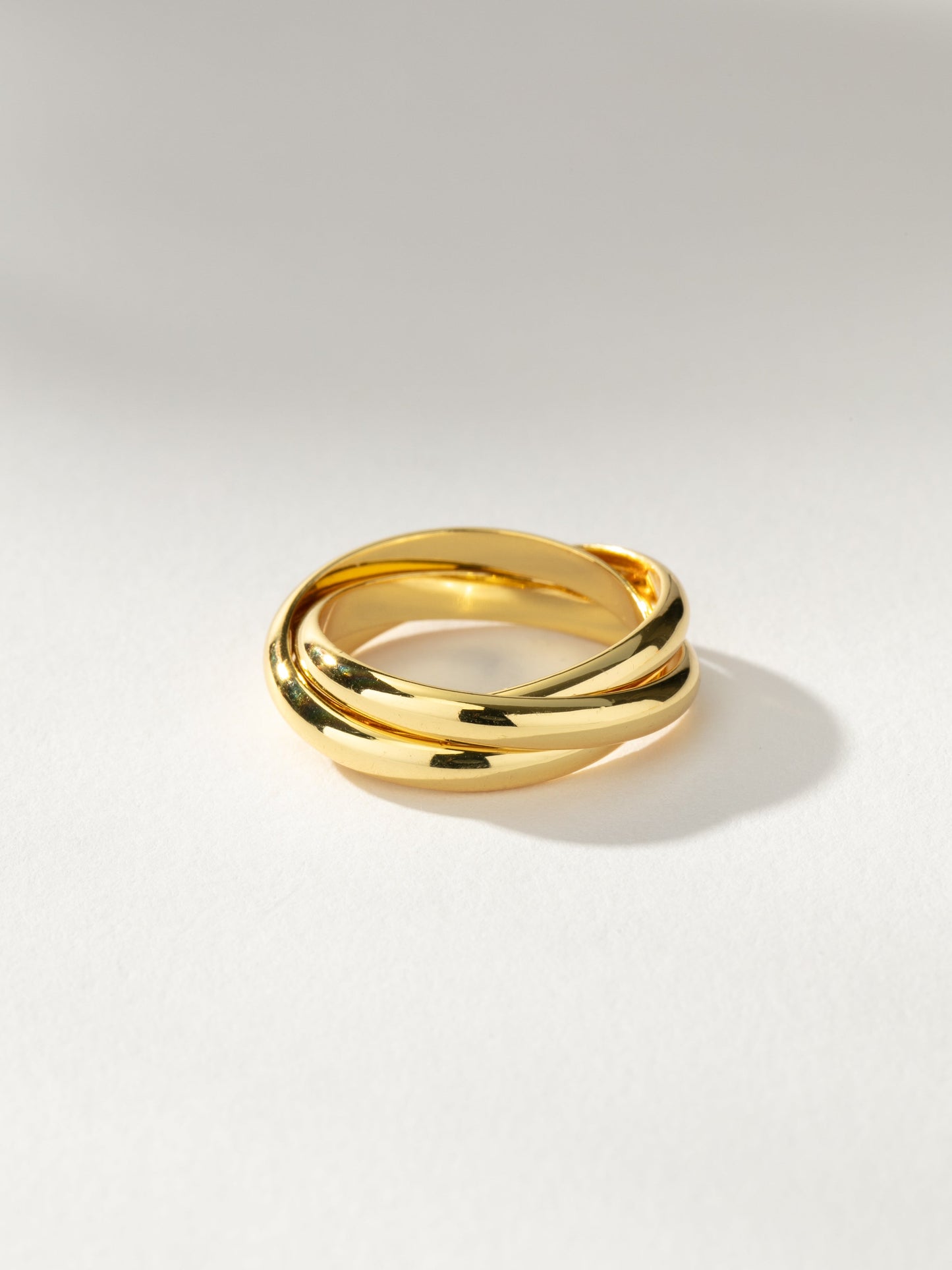 Bague croisée superposée
