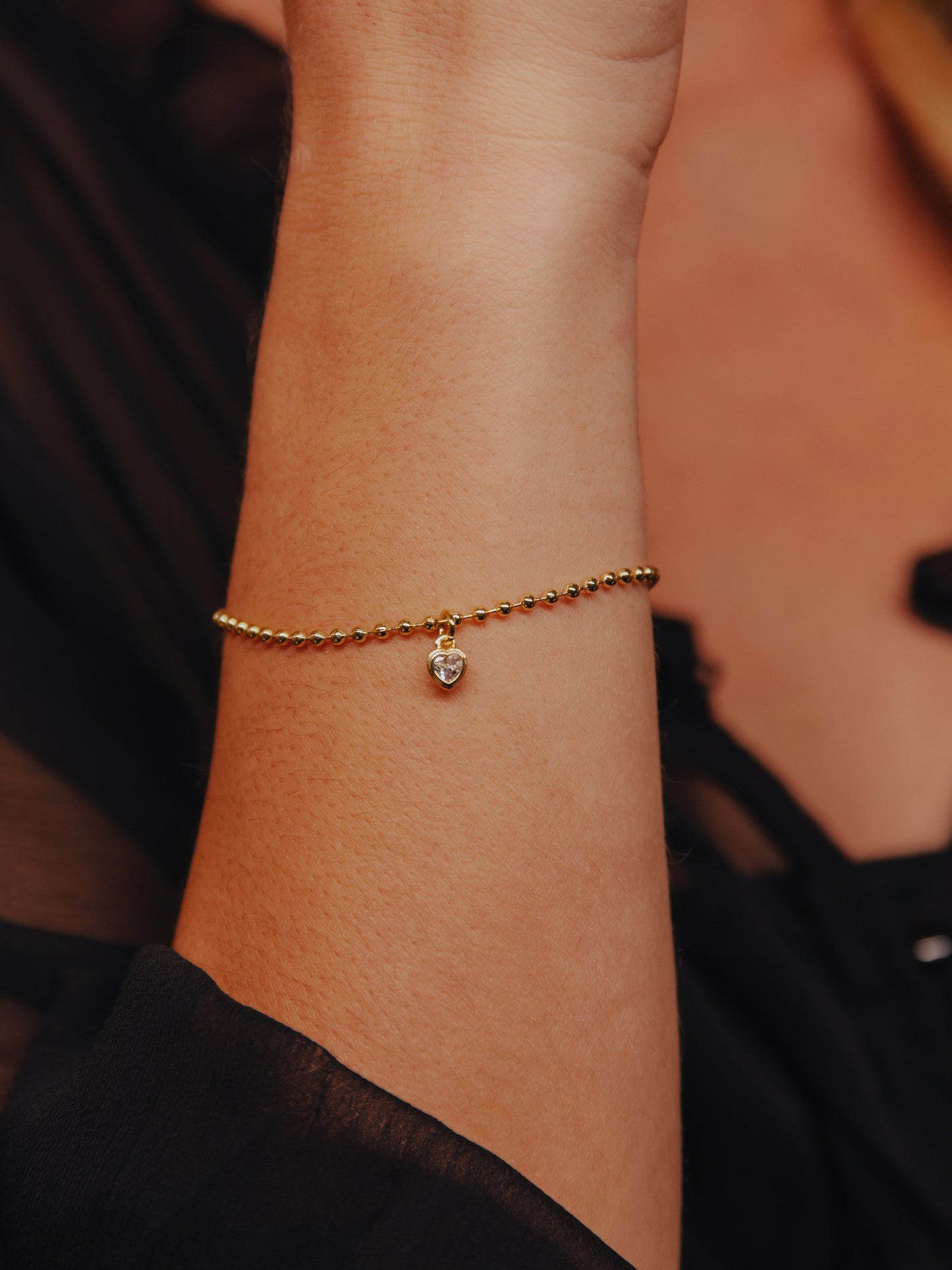 Crystal Heart Bracelet