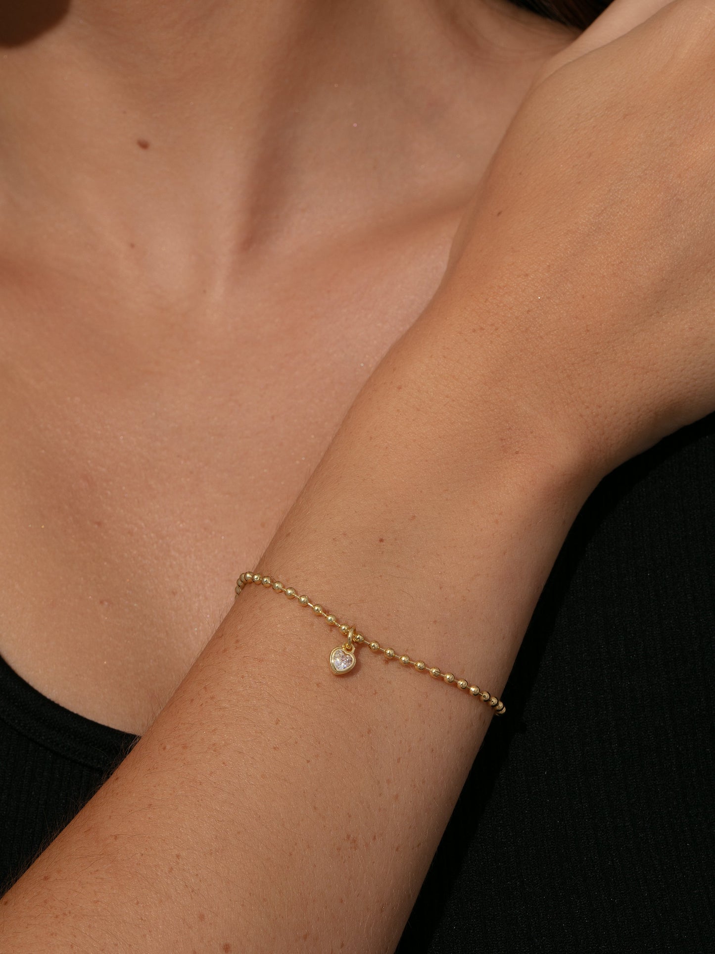 Crystal Heart Bracelet