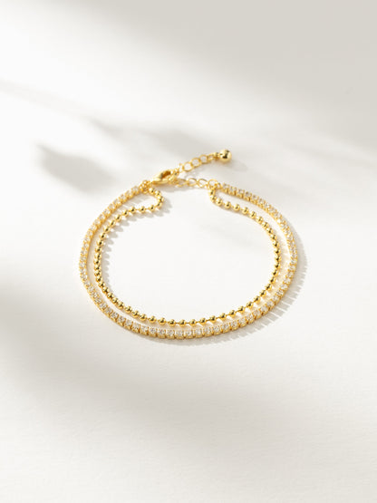 Happy Hour Layered Tennis Bracelet