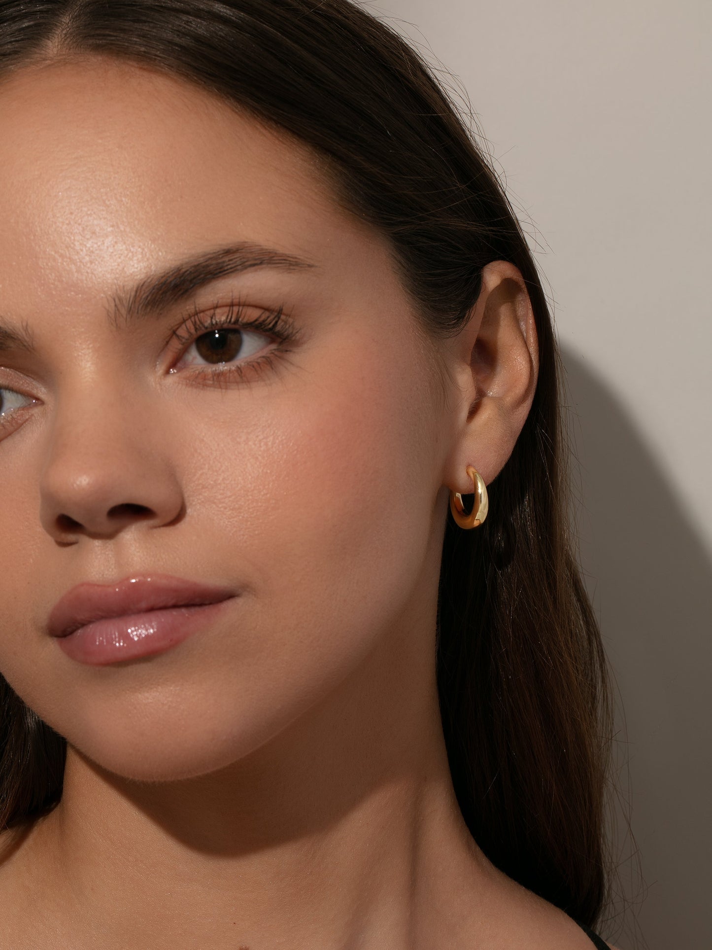 Good Looking Dome Hoop Earrings