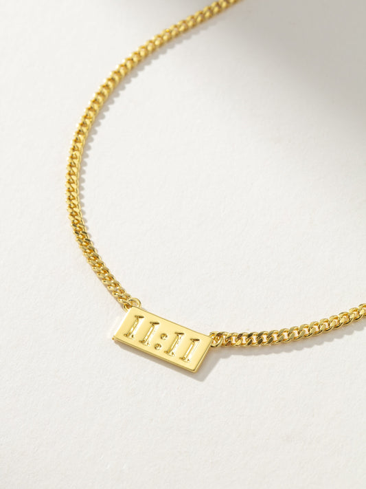 Collier pendentif 11:11