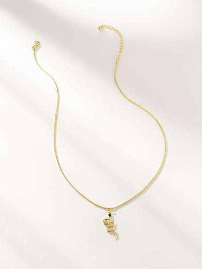 Snake Pendant Necklace