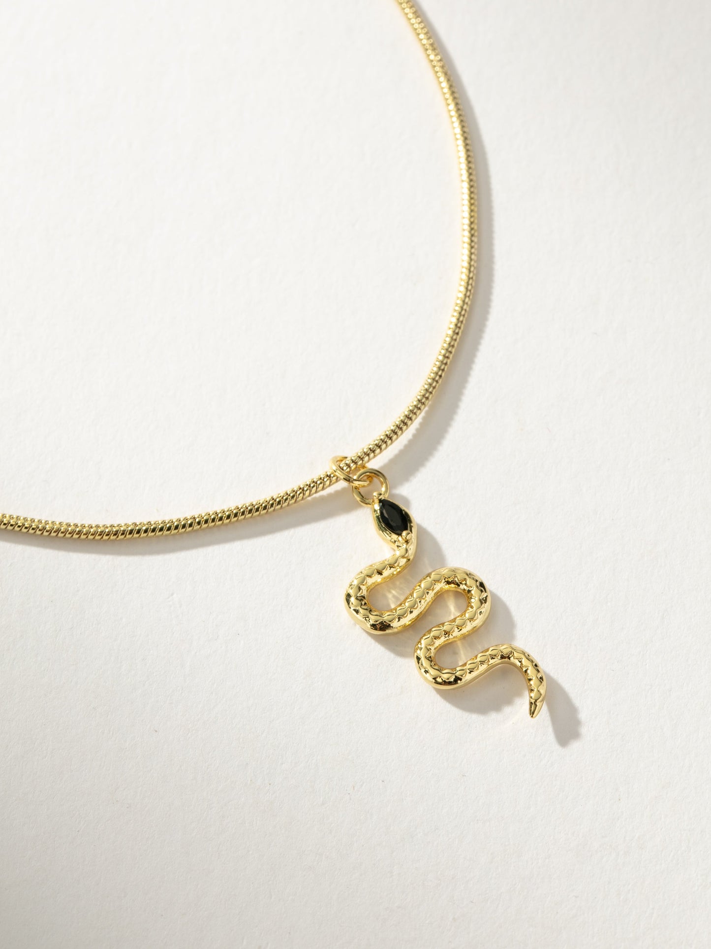Snake Pendant Necklace