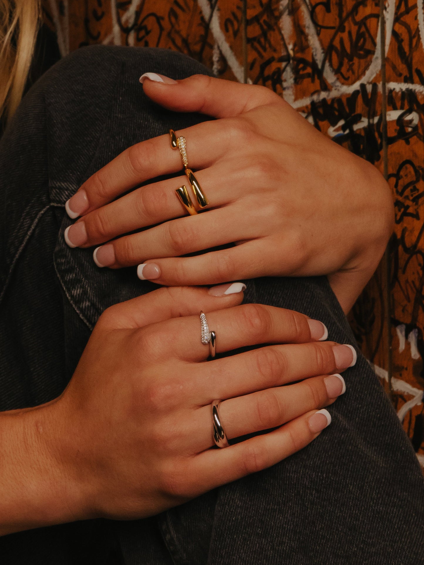 Bague à deux faces