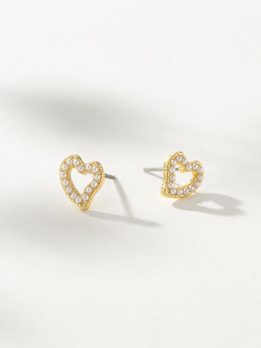 Little Flirt Heart Stud Earrings