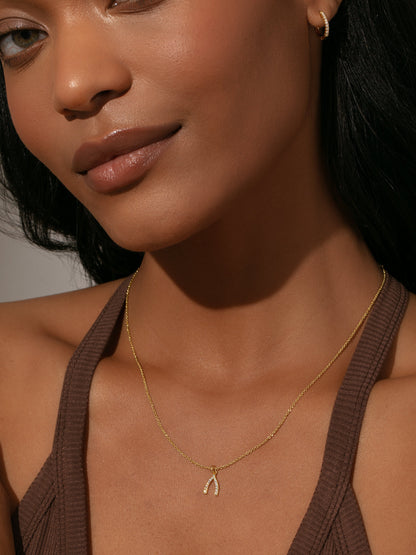 Collier Pavé Wishbone