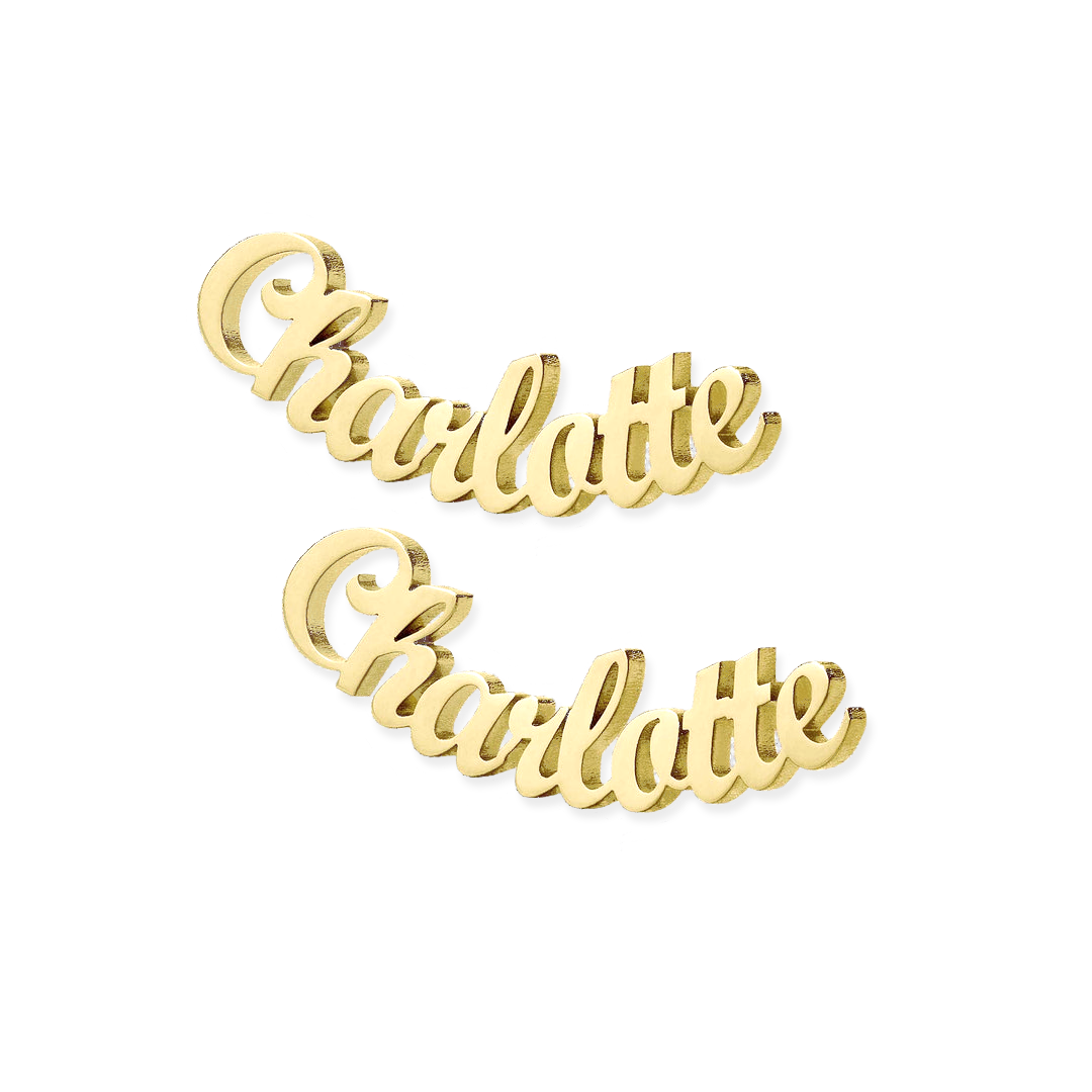 Custom Name Earrings