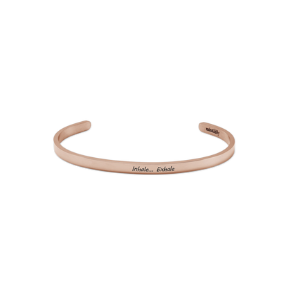 Bracelet manchette fin personnalisé