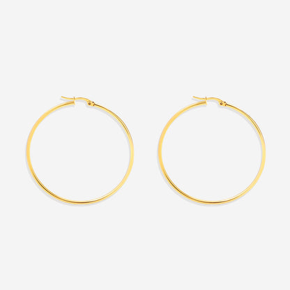 Boucles d'oreilles créoles Lynette Large