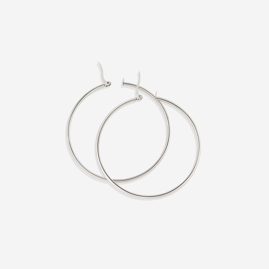 Boucles d'oreilles créoles Lynette Large