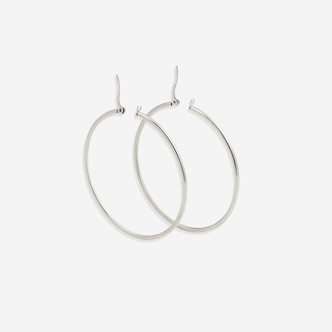 Boucles d'oreilles créoles Lynette Large