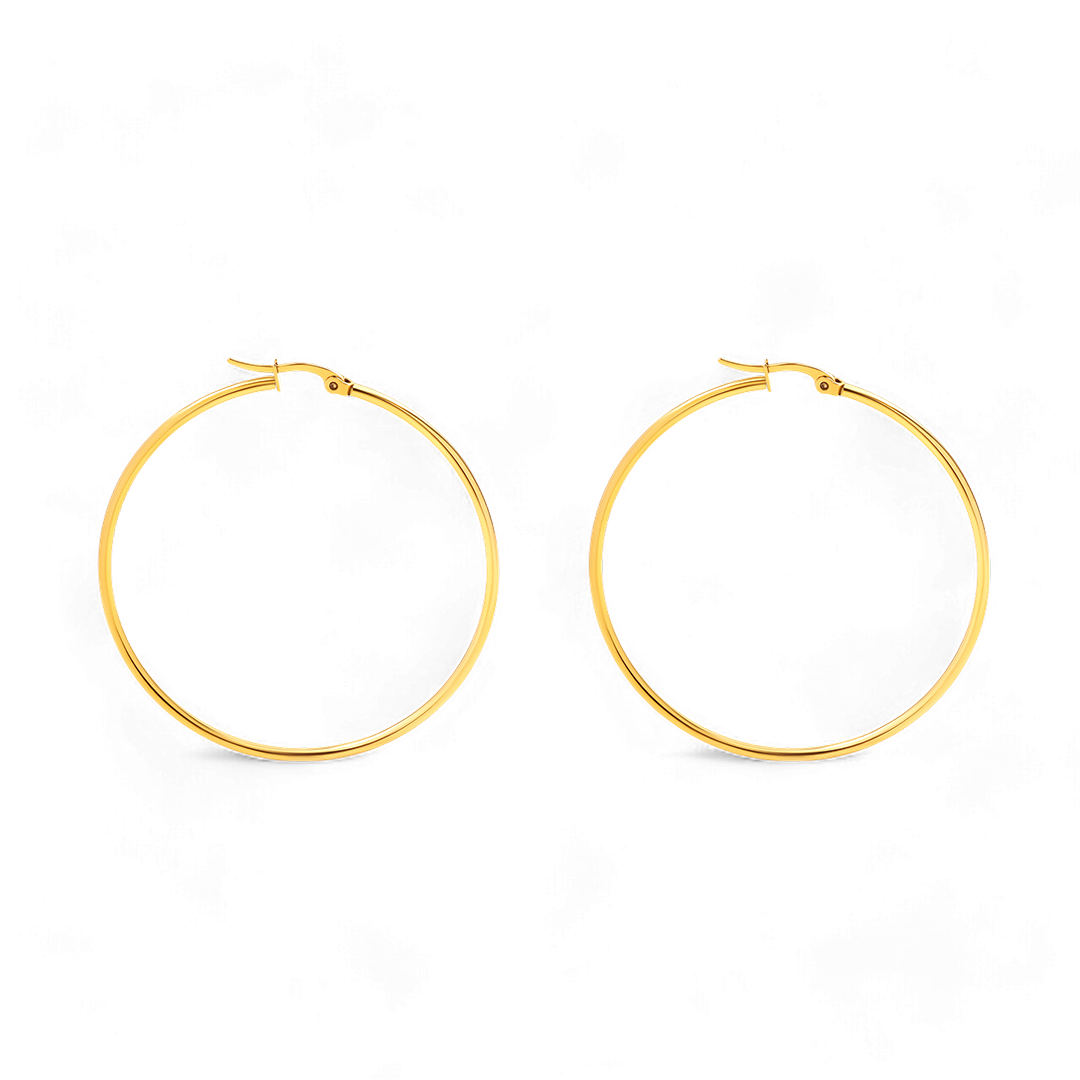 Boucles d'oreilles créoles Lynette Large