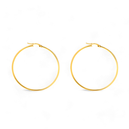 Boucles d'oreilles créoles Lynette Large
