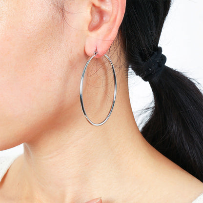 Boucles d'oreilles créoles Lynette Large