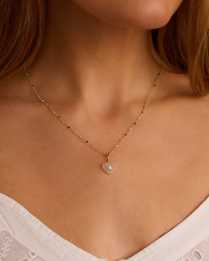 Collier Coeur Capri
