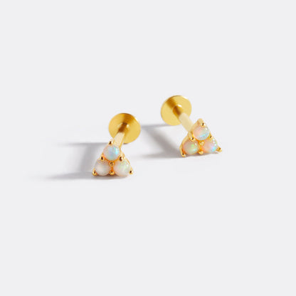 Opal Trio Sleeper Earrings | 18g