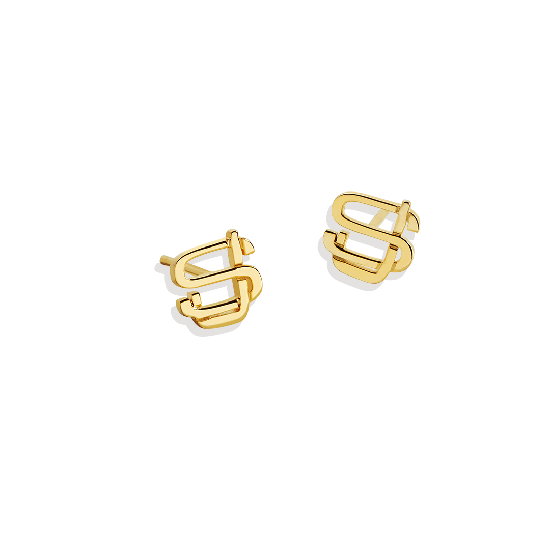 Custom Monogram Initial Earrings