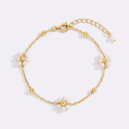 Bracelet de perles Marguerite