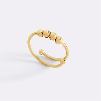 Bague Fidget réglable en perles