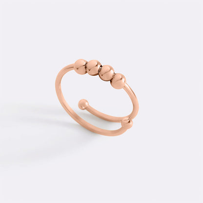 Bague Fidget réglable en perles