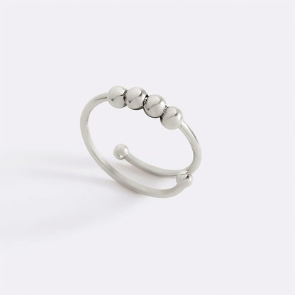 Bague Fidget réglable en perles