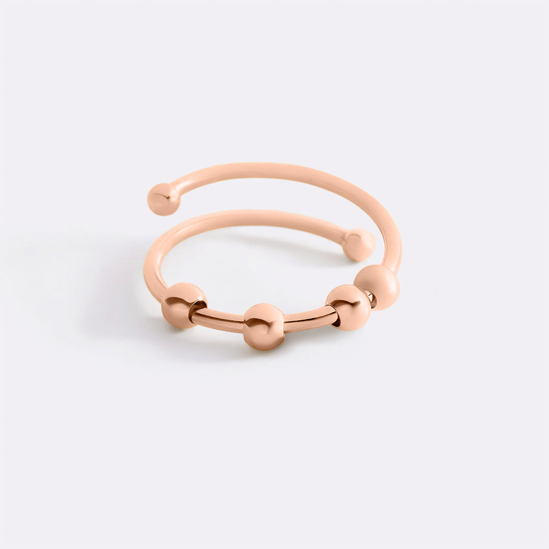 Bague Fidget réglable en perles