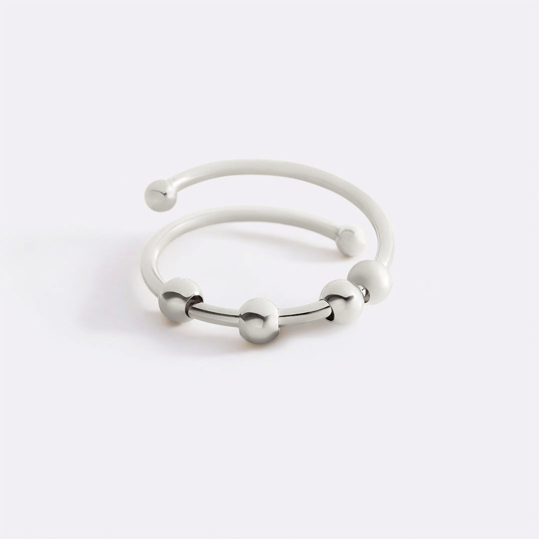 Bague Fidget réglable en perles