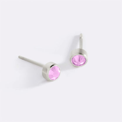 Clous d'oreilles avec pierre de naissance