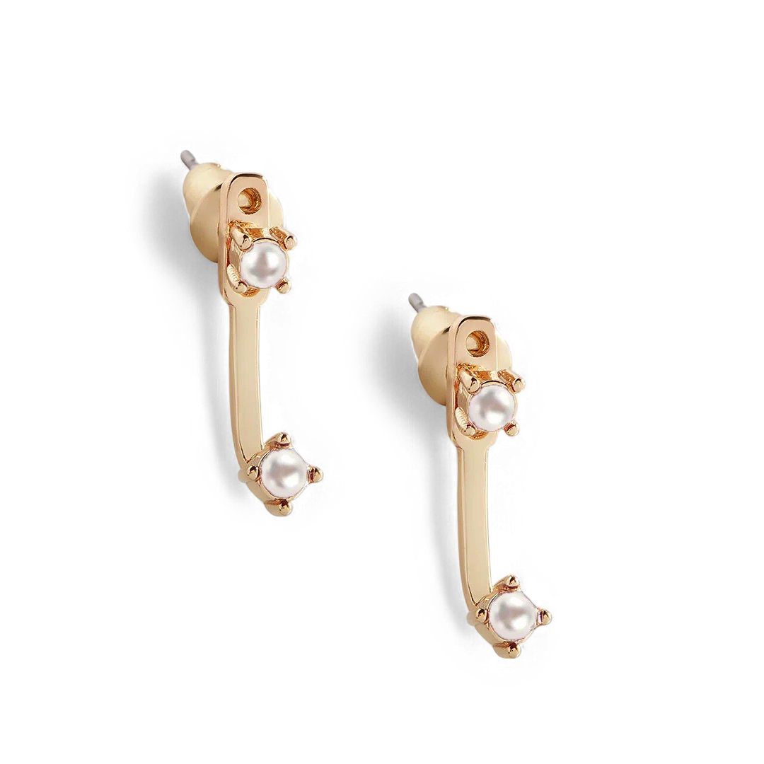 Birthstone Drop Ear Jacket Earrings