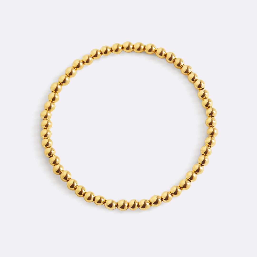 Bracelet empilable délicat en or