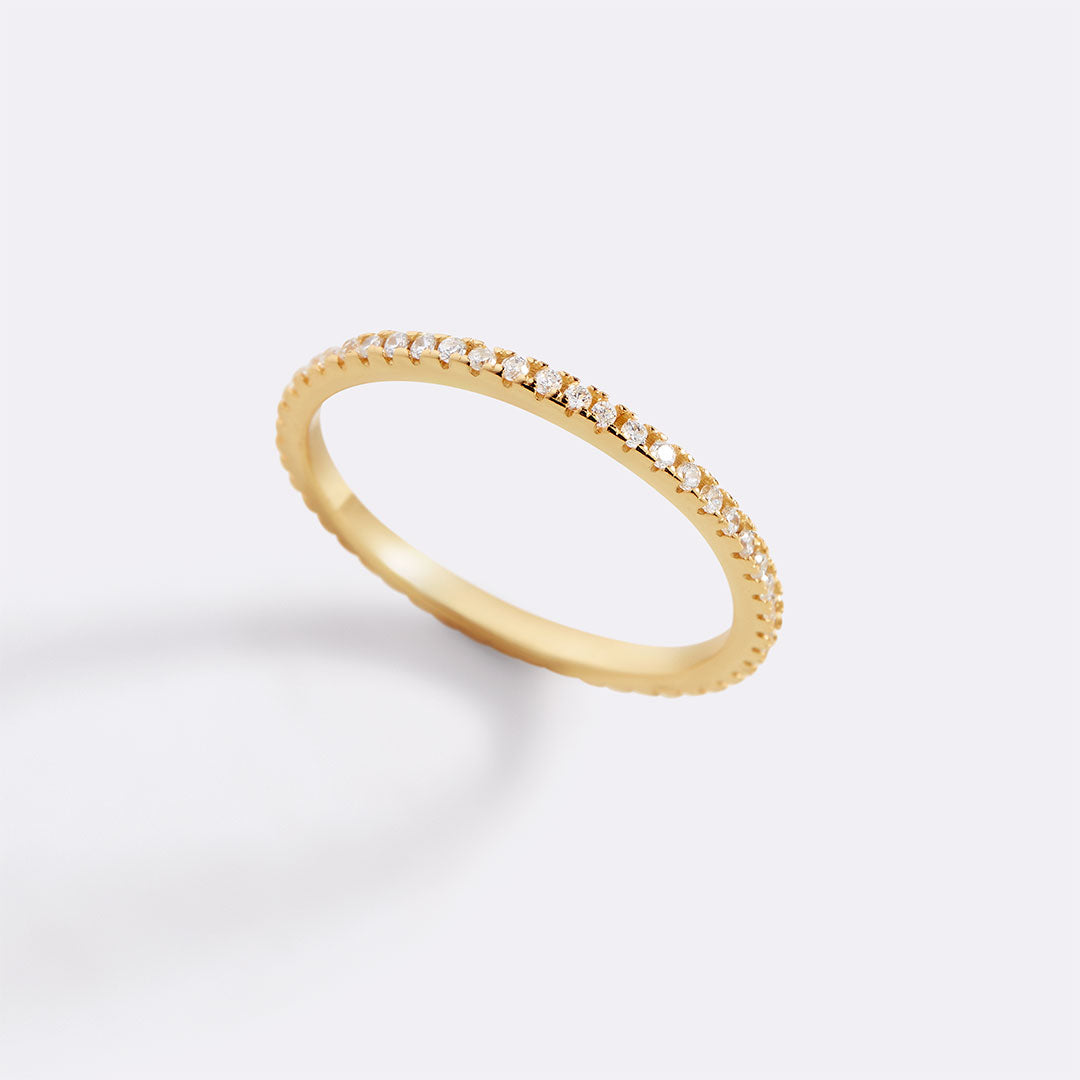 Bague d'éternité en diamant