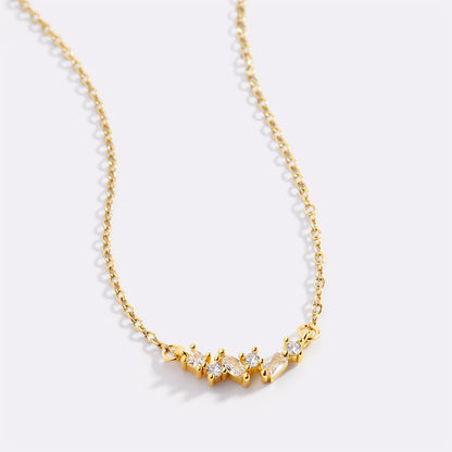 Collier avec pierre de naissance ombrée