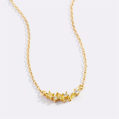 Collier avec pierre de naissance ombrée