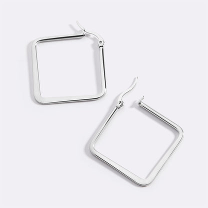 Boucles d'oreilles géométriques Girl Boss