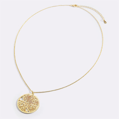 Custom Map Necklace