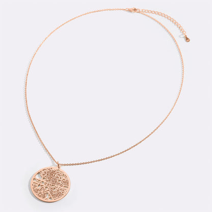 Custom Map Necklace