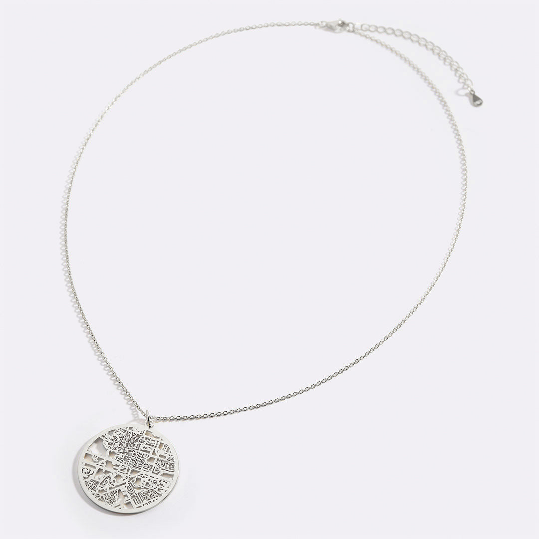 Custom Map Necklace