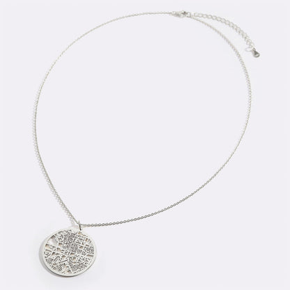 Custom Map Necklace